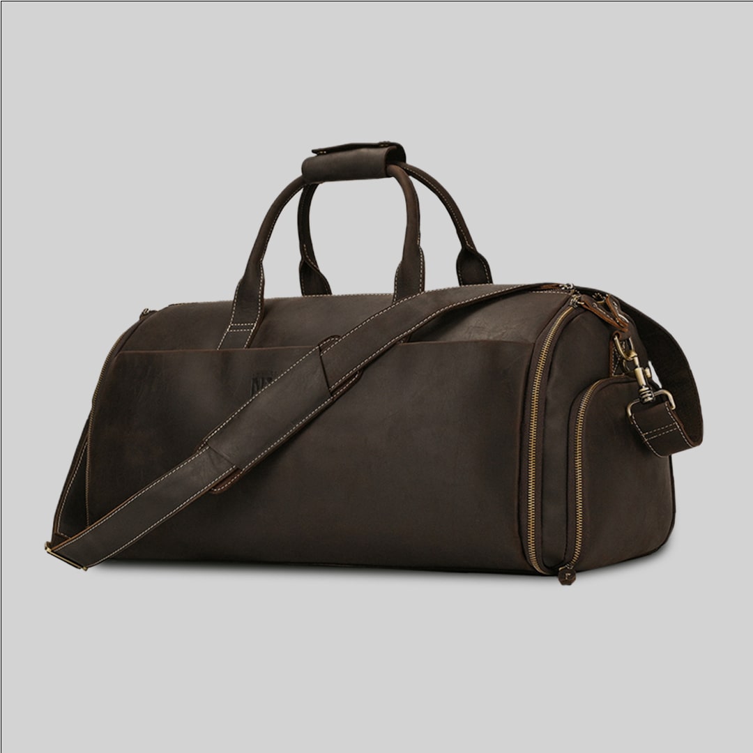 Vantage Genuine Leather Convertible Duffle Bag